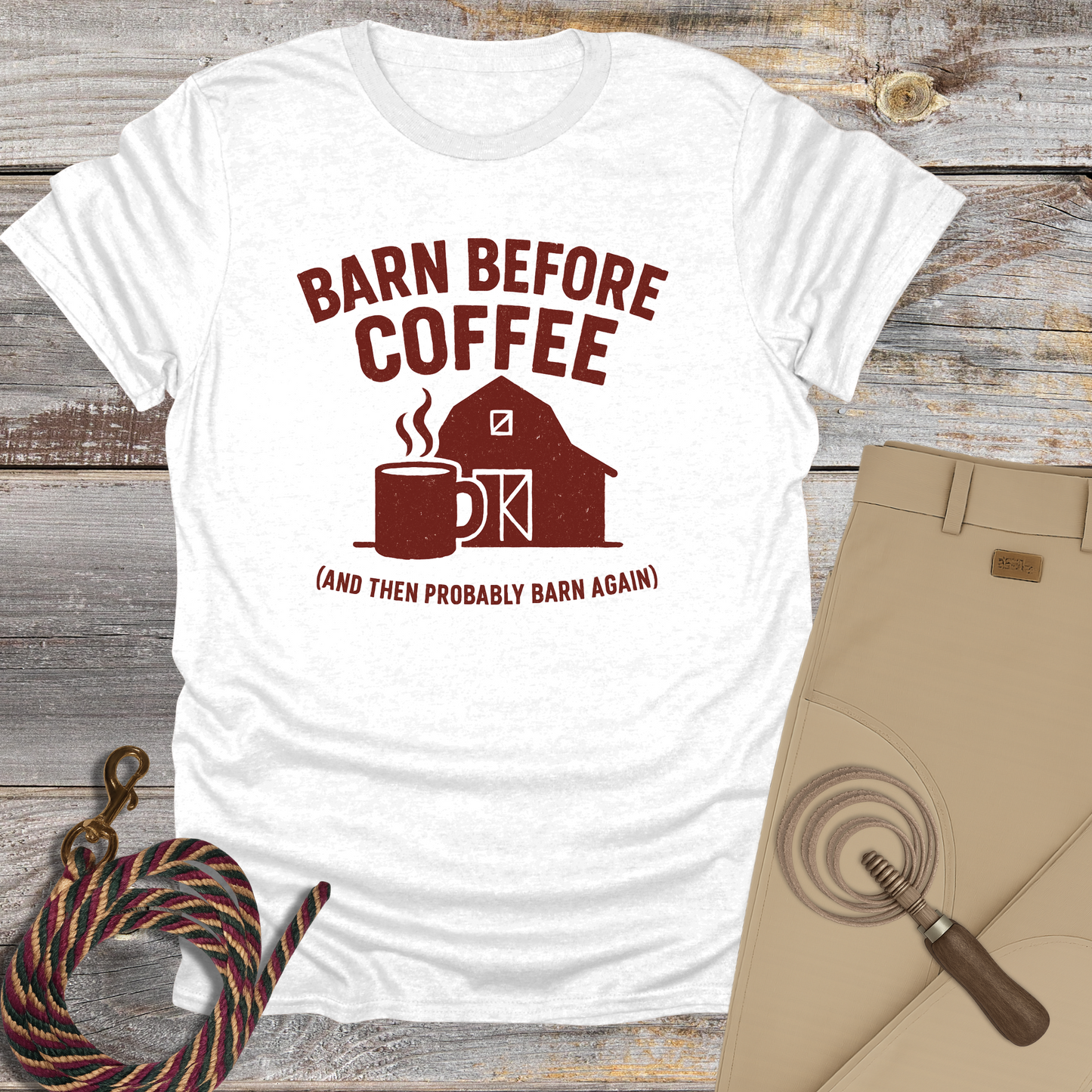 Barn Before Coffee T-Shirt