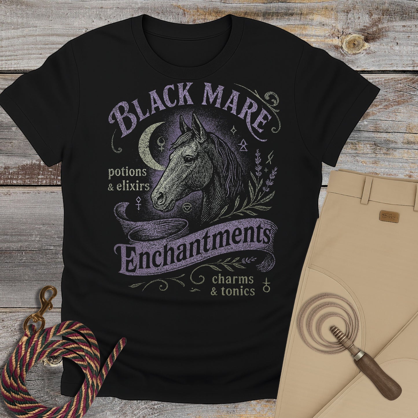 Black Mare Enchantments T-Shirt