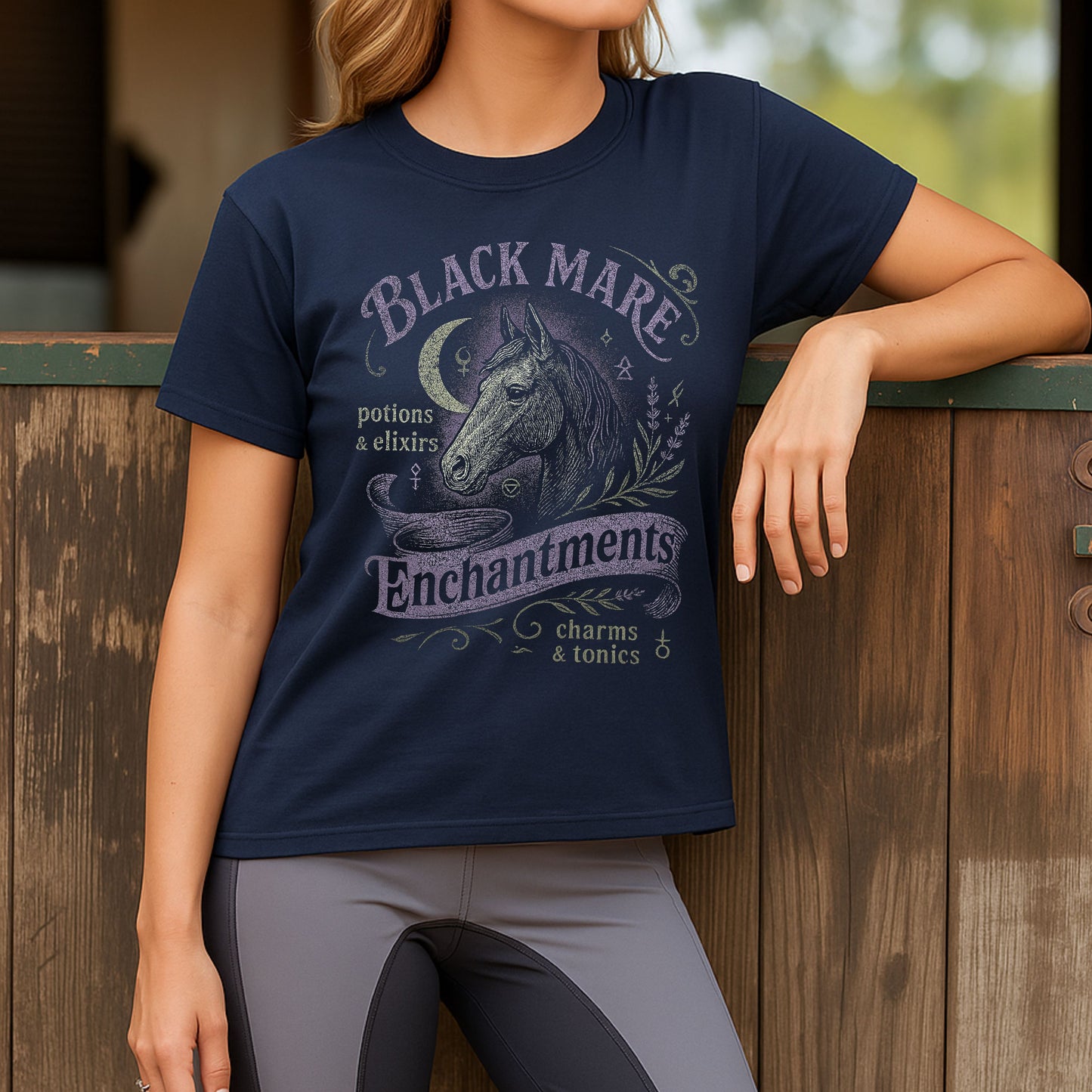 Black Mare Enchantments T-Shirt