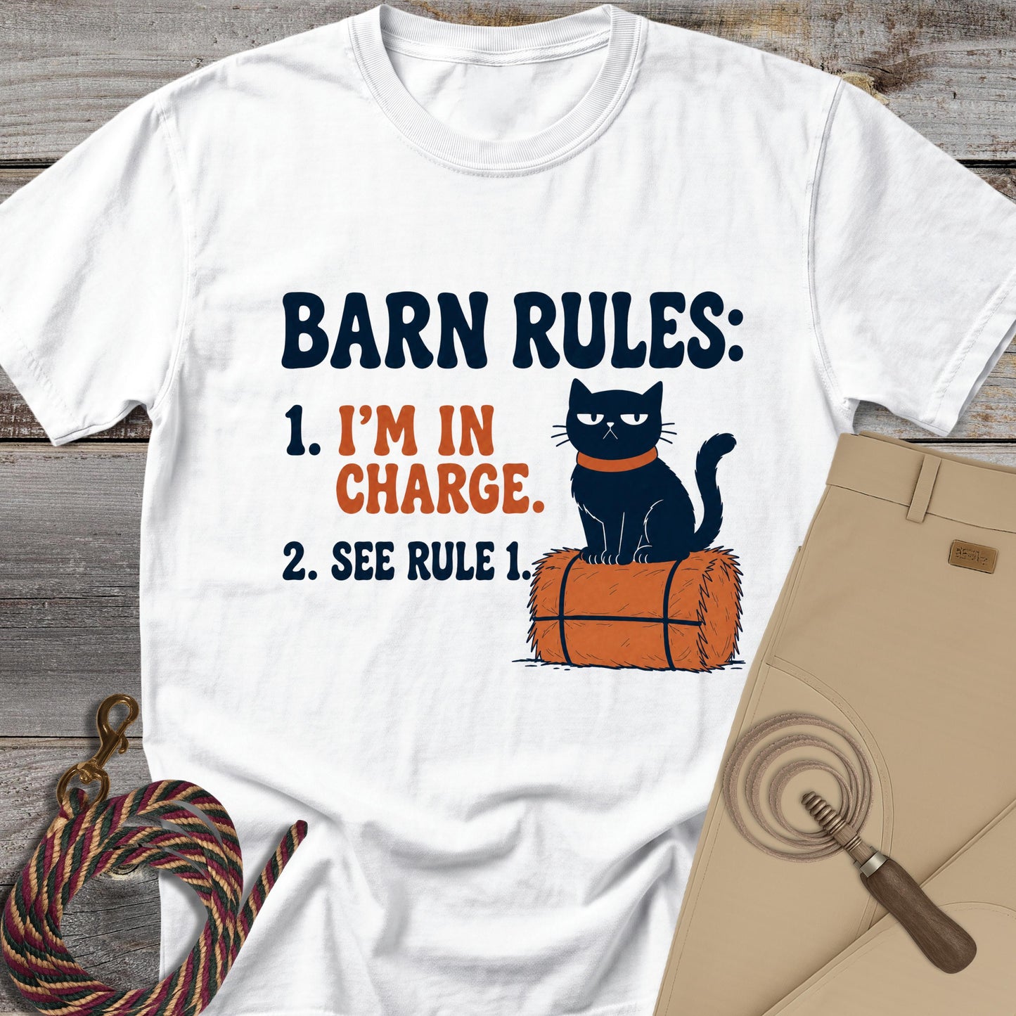 Barn Cat Rules T-Shirt