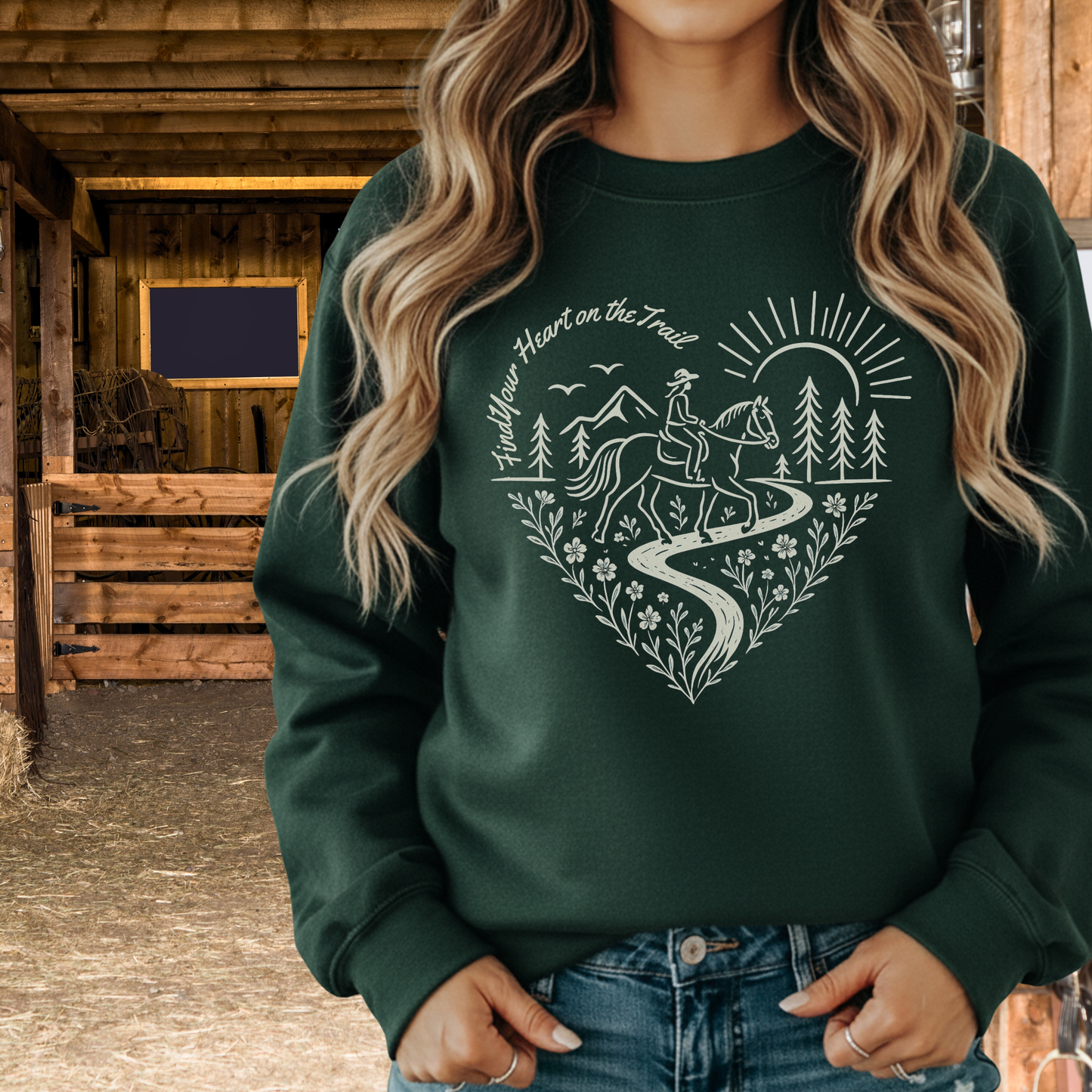 Find Your Heart on the Trail Sweatshirt