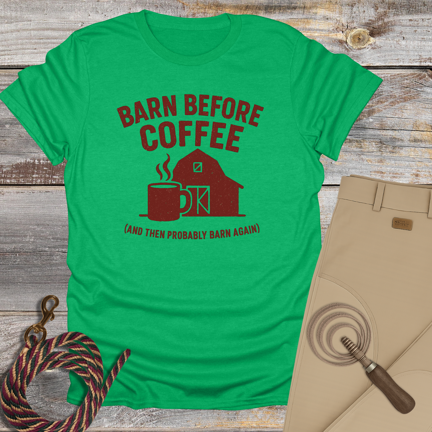 Barn Before Coffee T-Shirt