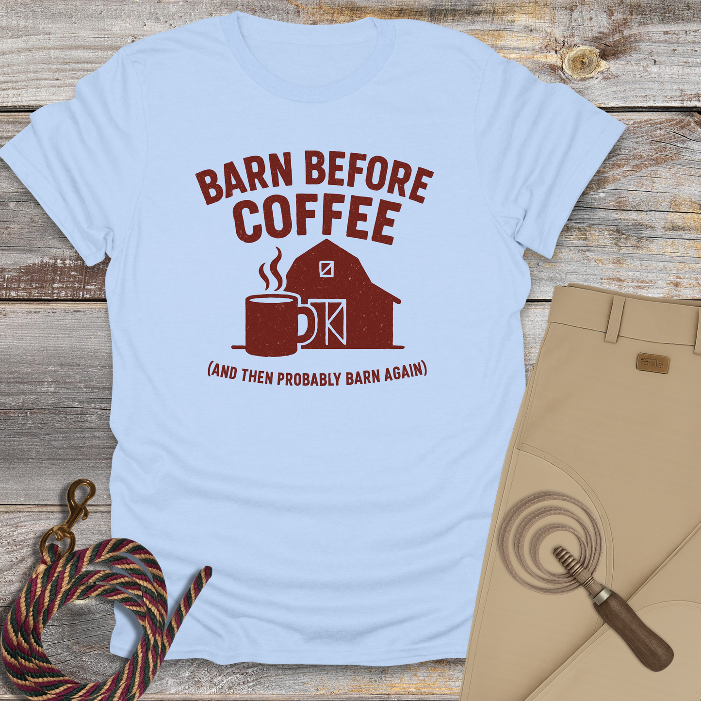 Barn Before Coffee T-Shirt