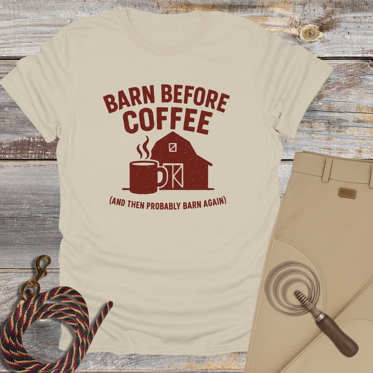 Barn Before Coffee T-Shirt
