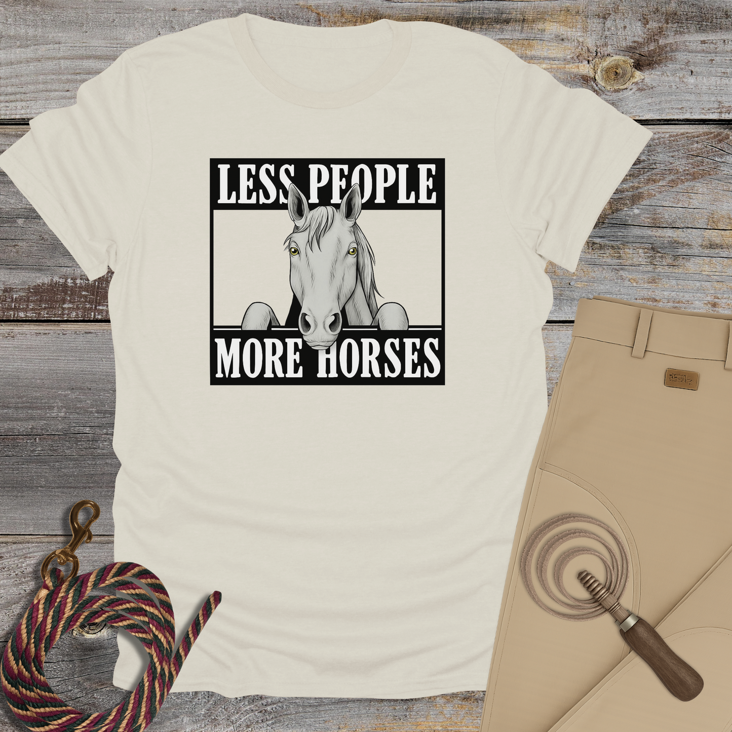 Less People More Horses T-Shirt