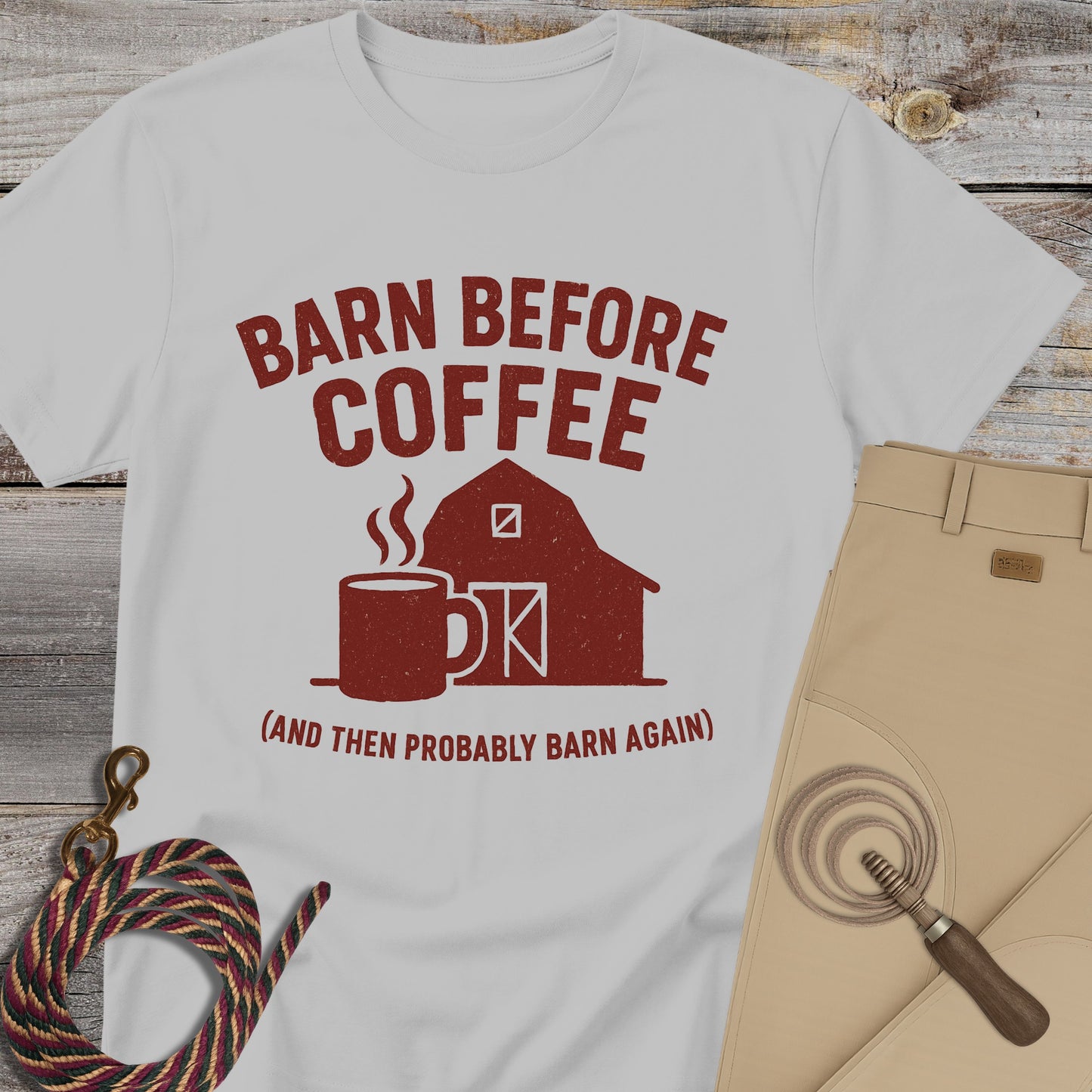 Barn Before Coffee T-Shirt