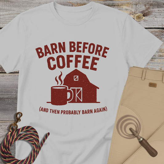 Barn Before Coffee T-Shirt