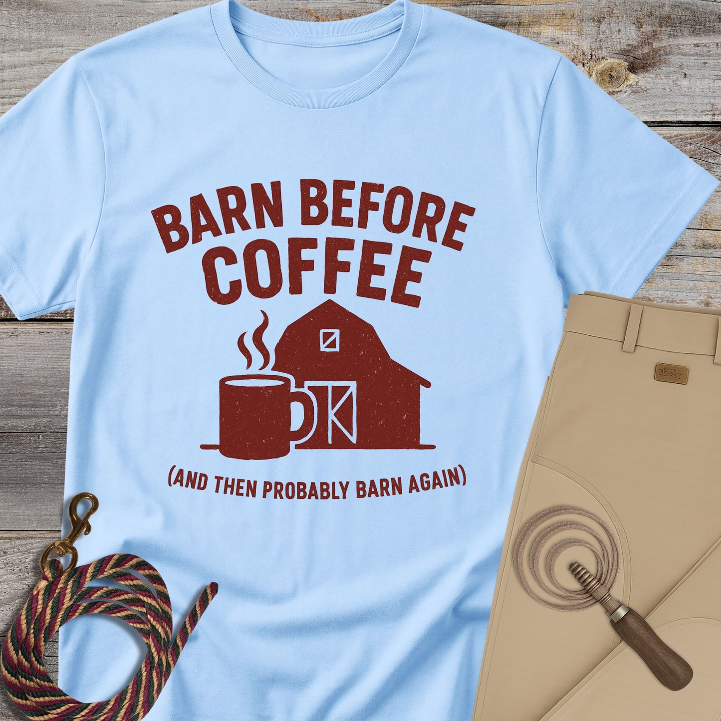 Barn Before Coffee T-Shirt