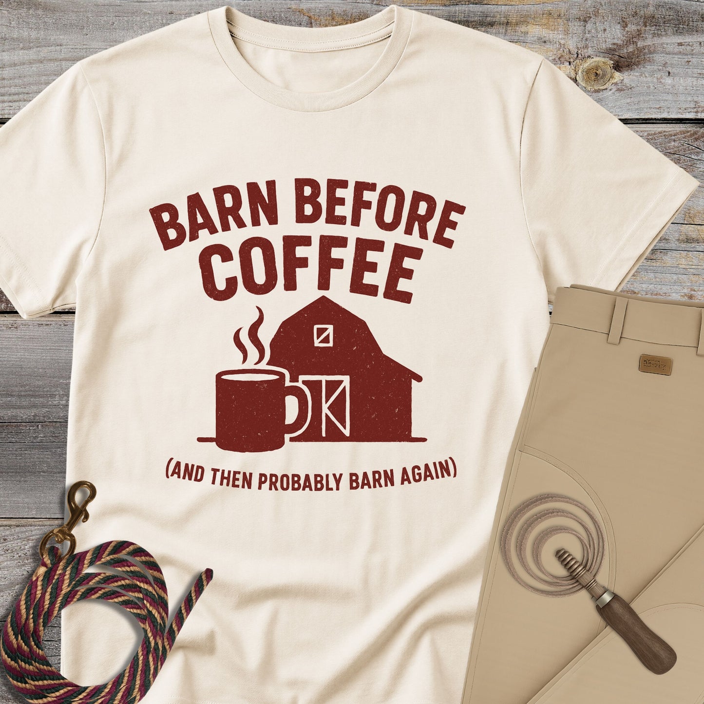 Barn Before Coffee T-Shirt