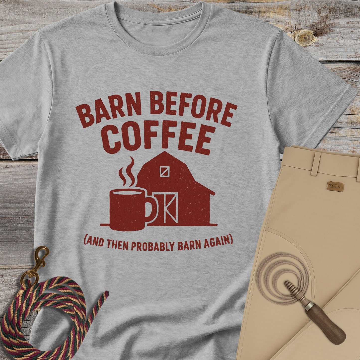 Barn Before Coffee T-Shirt