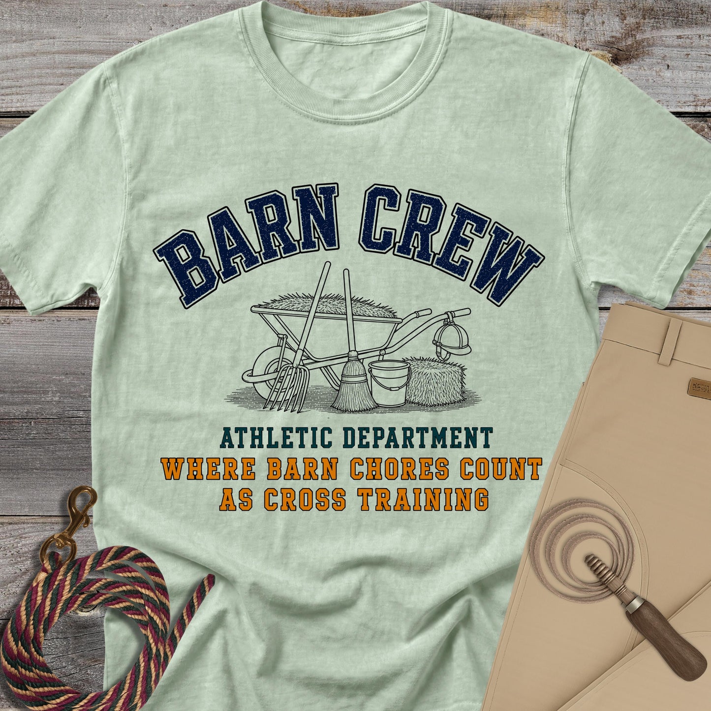 Barn Crew Athletic T-Shirt