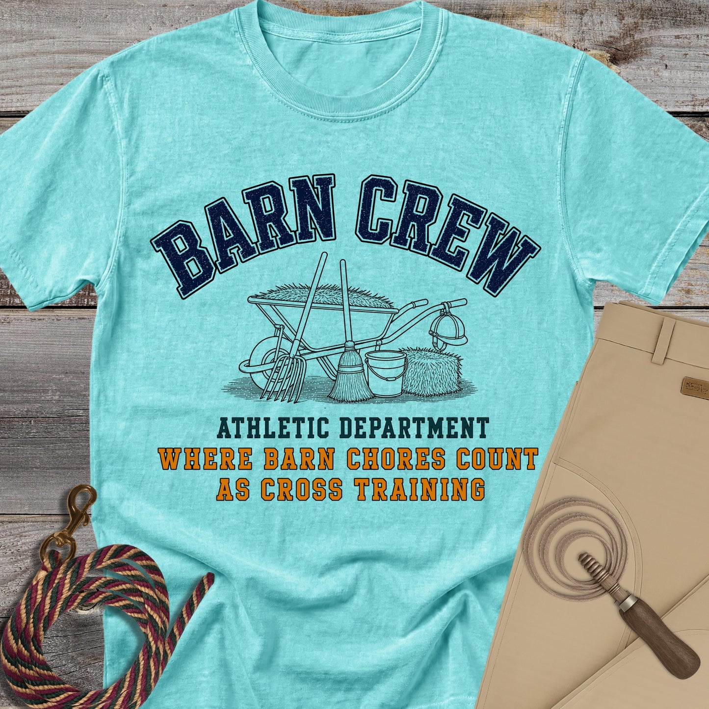 Barn Crew Athletic T-Shirt