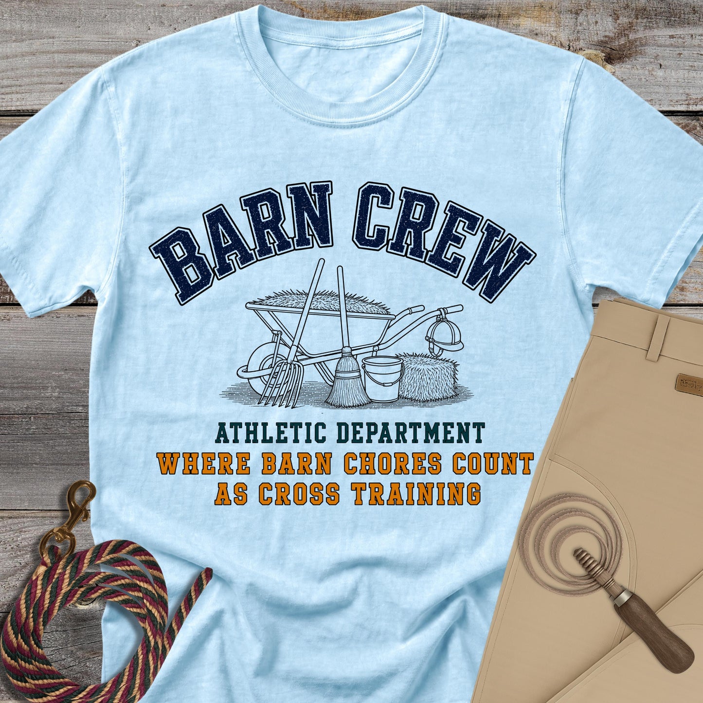 Barn Crew Athletic T-Shirt