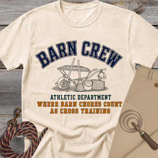 Barn Crew Athletic T-Shirt