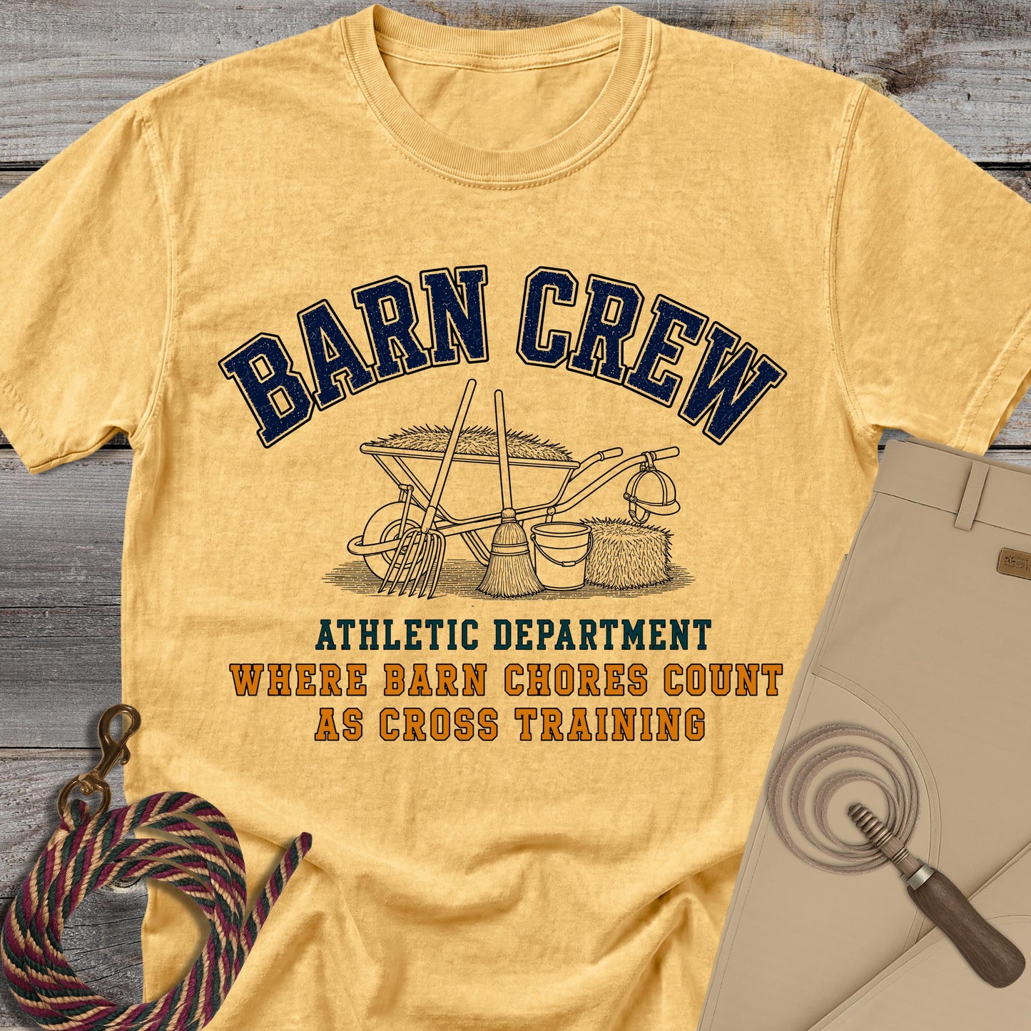 Barn Crew Athletic T-Shirt