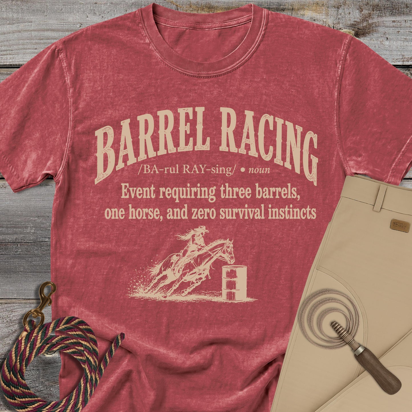 Barrel Racing Definition T-Shirt