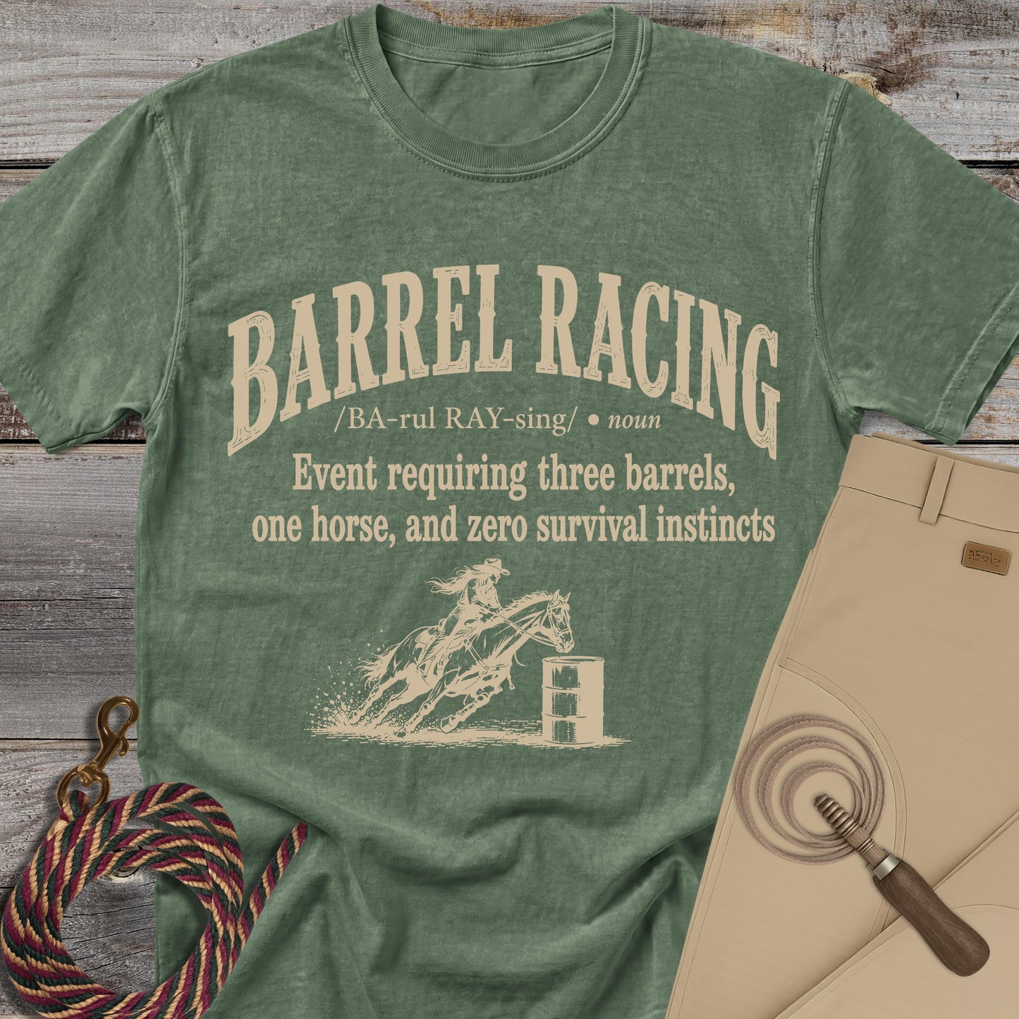 Barrel Racing Definition T-Shirt