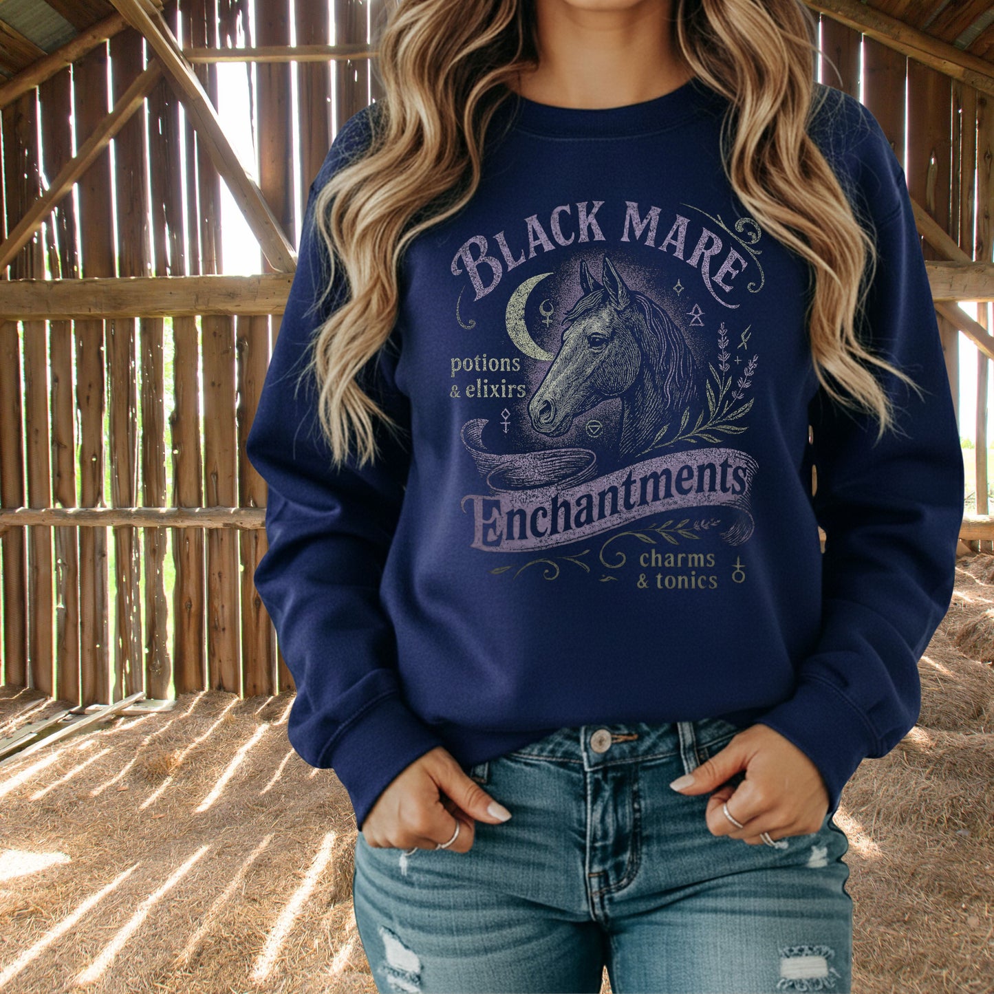 Black Mare Enchantments Sweatshirt