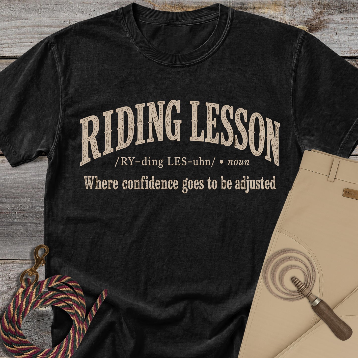 Riding Lesson Definition T-Shirt