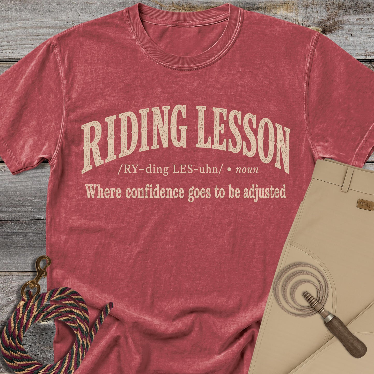 Riding Lesson Definition T-Shirt