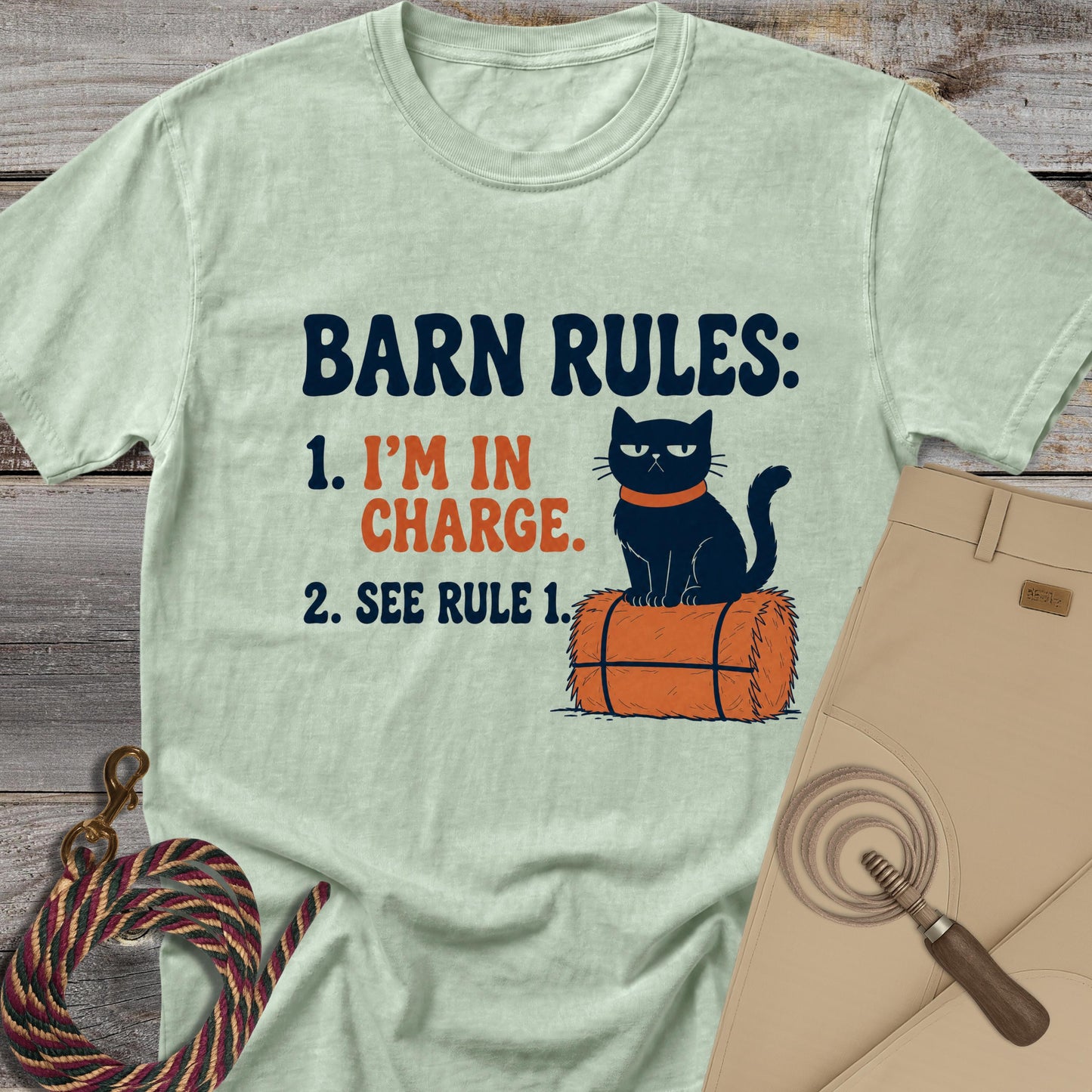 Barn Cat Rules T-Shirt