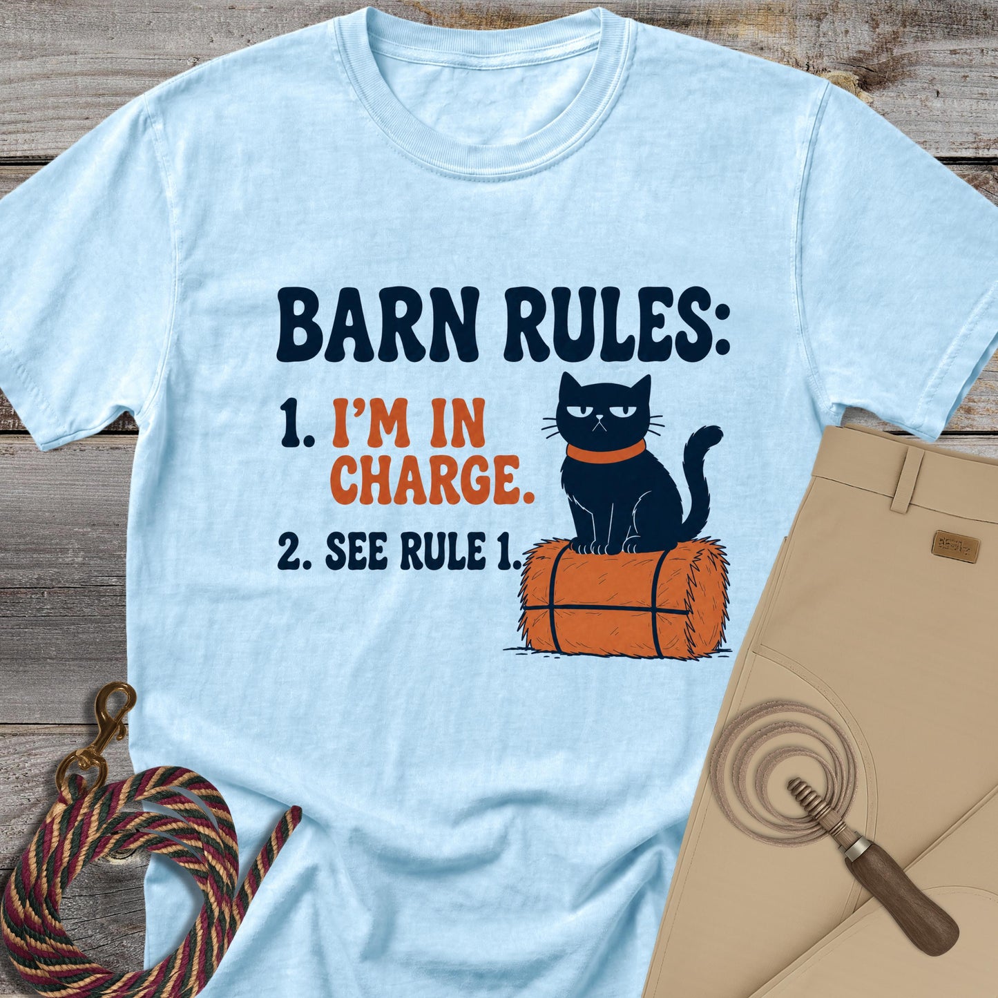 Barn Cat Rules T-Shirt