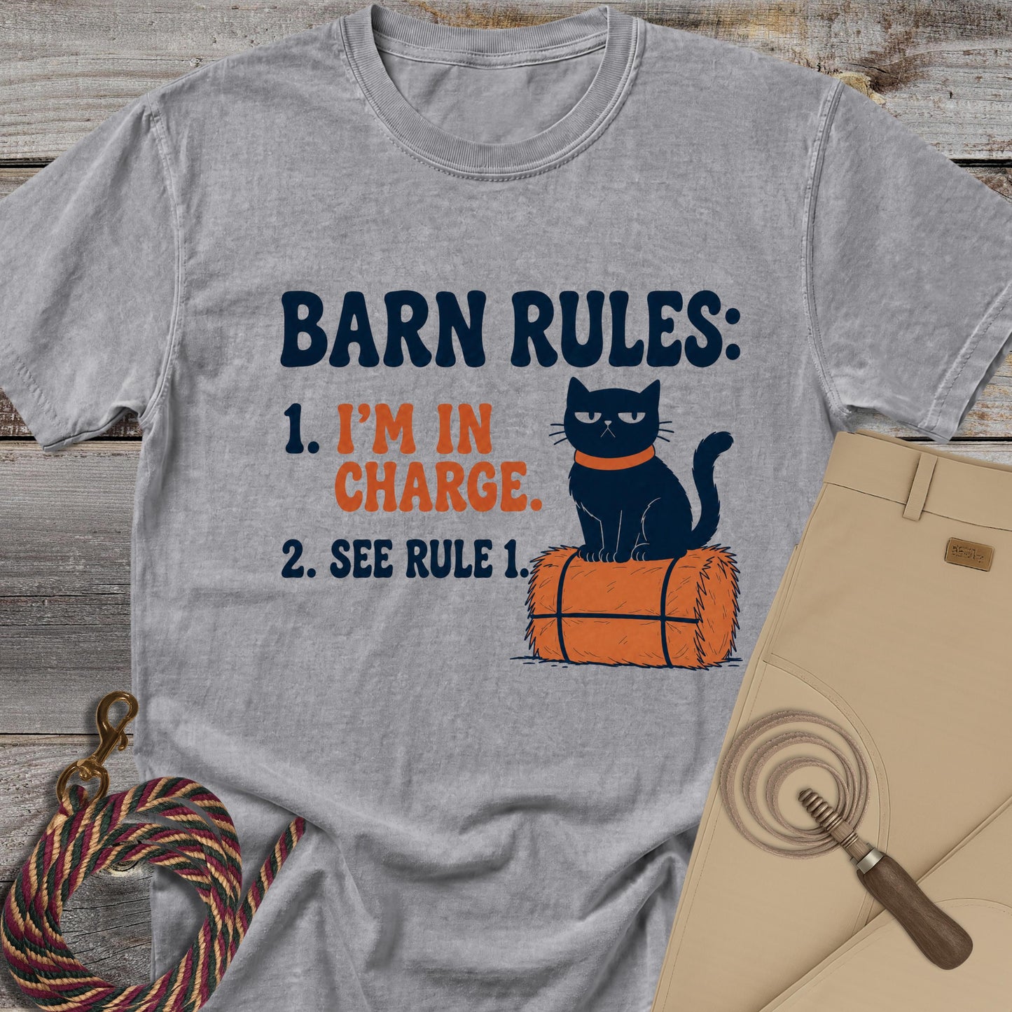Barn Cat Rules T-Shirt