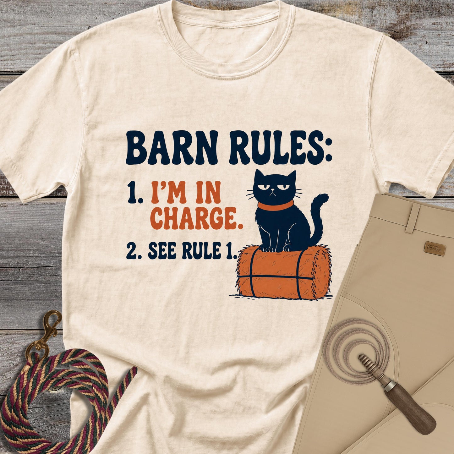 Barn Cat Rules T-Shirt