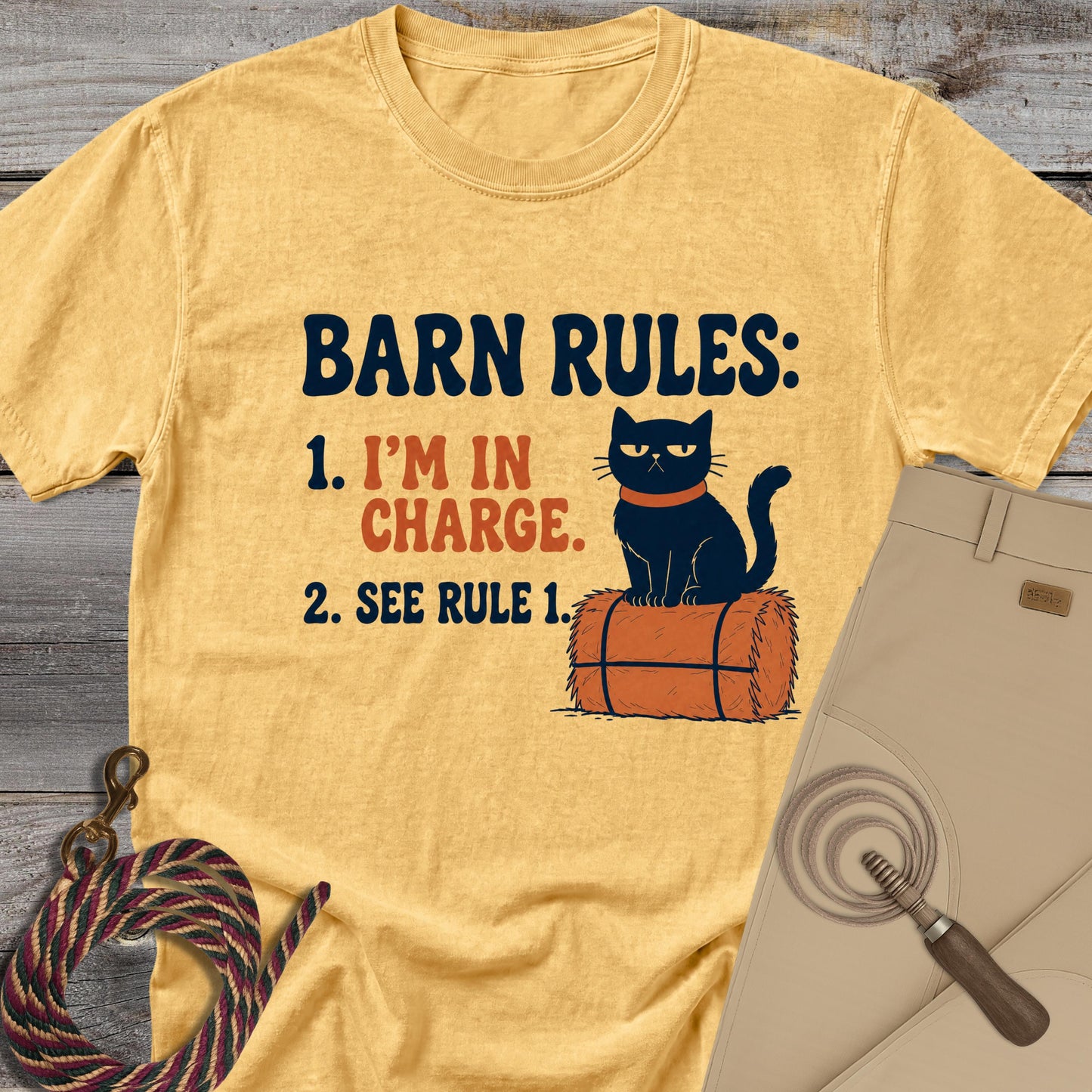 Barn Cat Rules T-Shirt