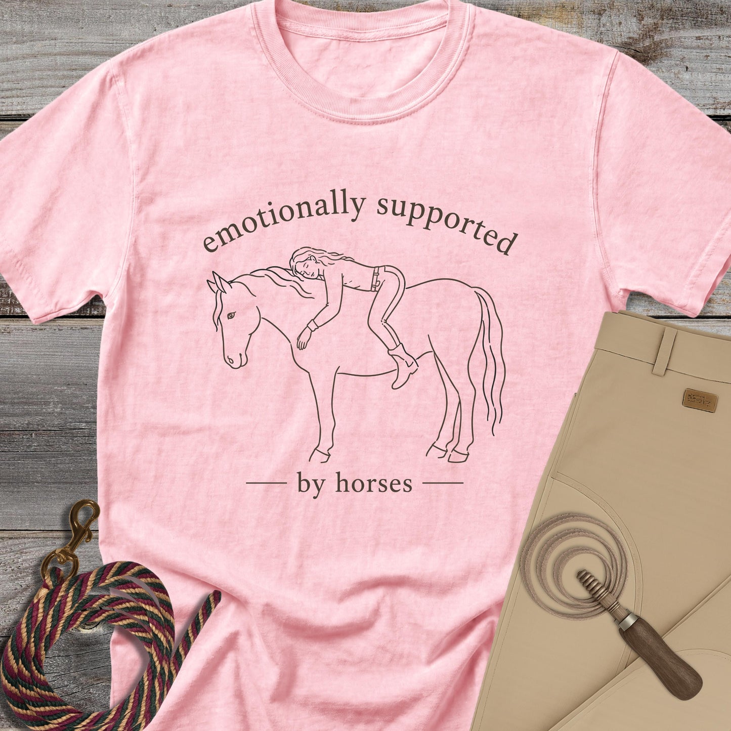 Emotionally Supported by Horses T-Shirt