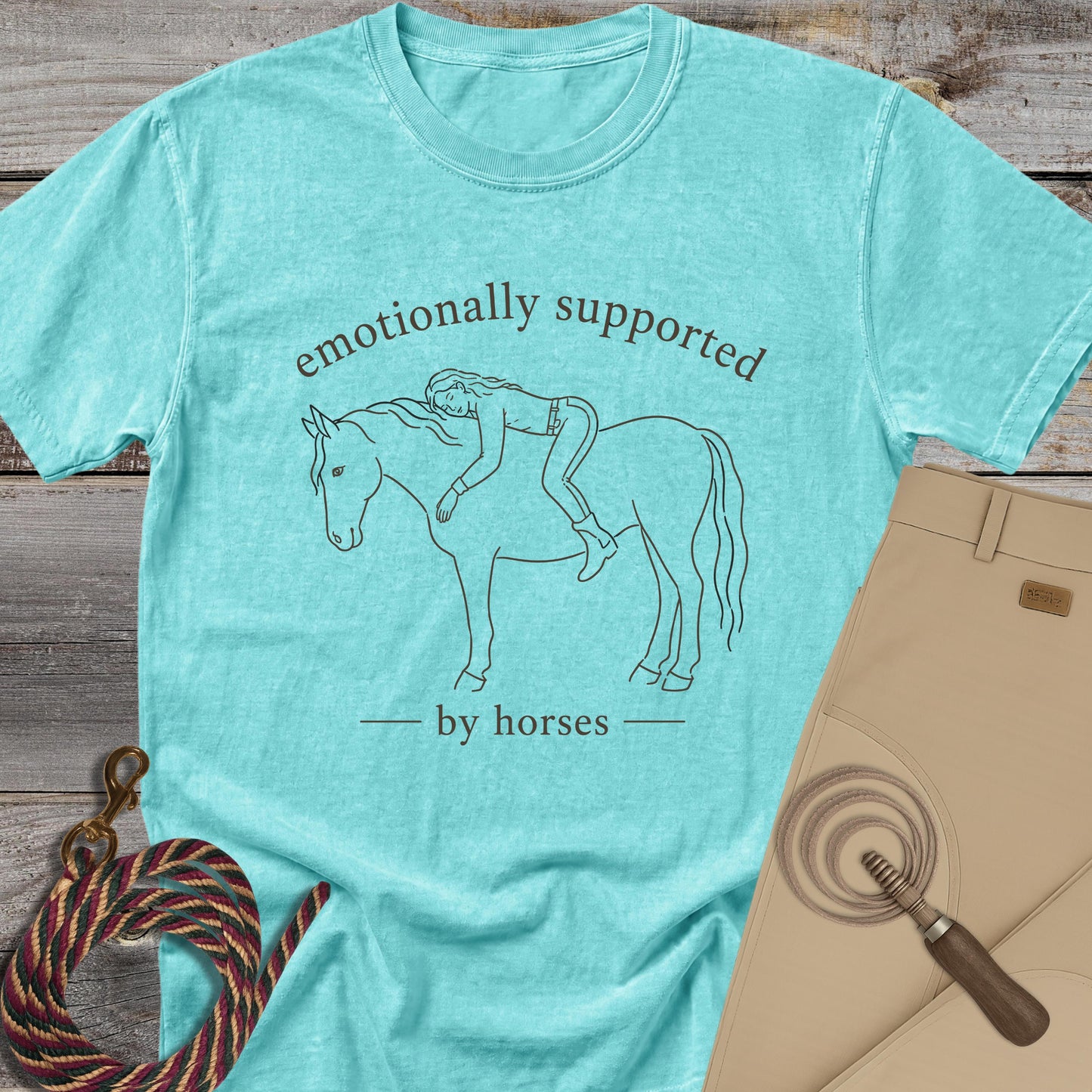 Emotionally Supported by Horses T-Shirt