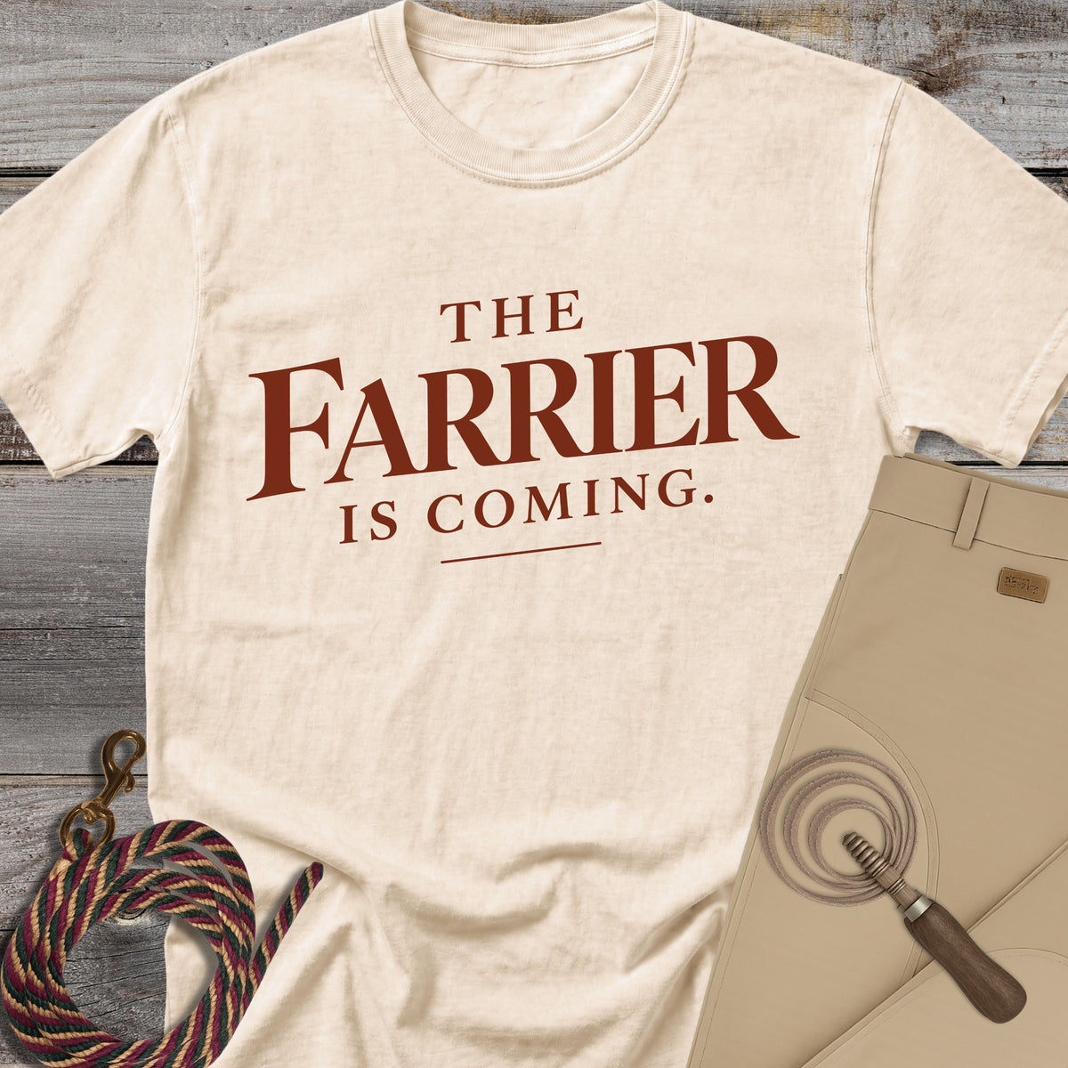 The Farrier Is Coming T-Shirt
