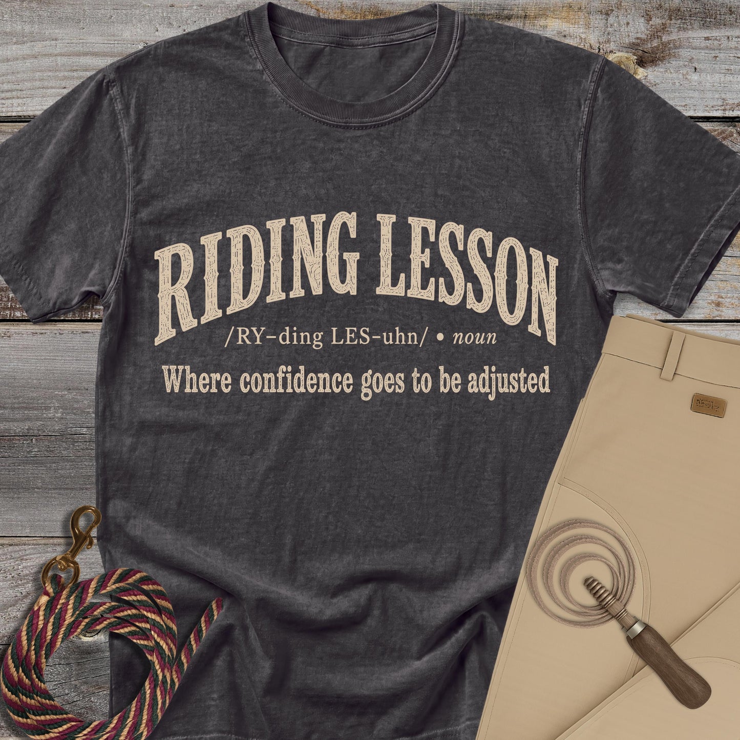 Riding Lesson Definition T-Shirt