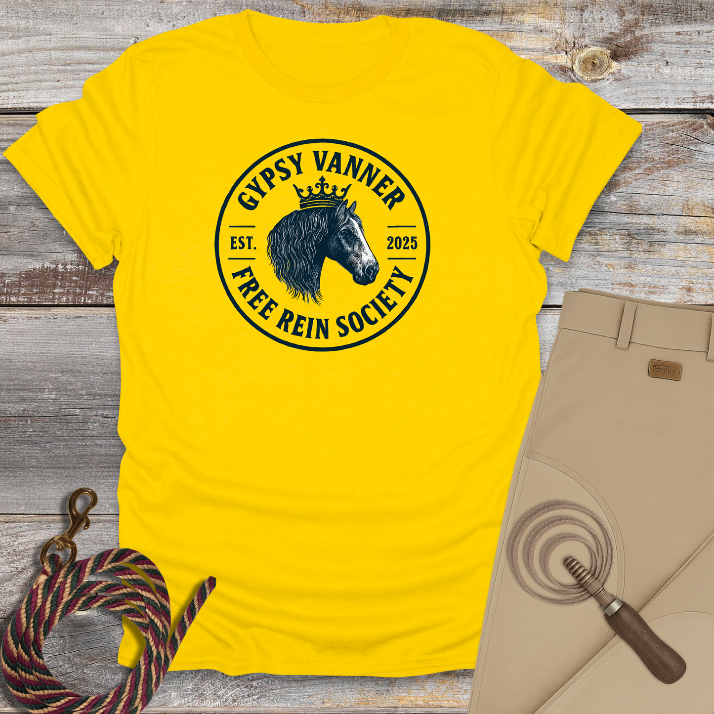 Gypsy Vanner - Free Rein Society T-Shirt