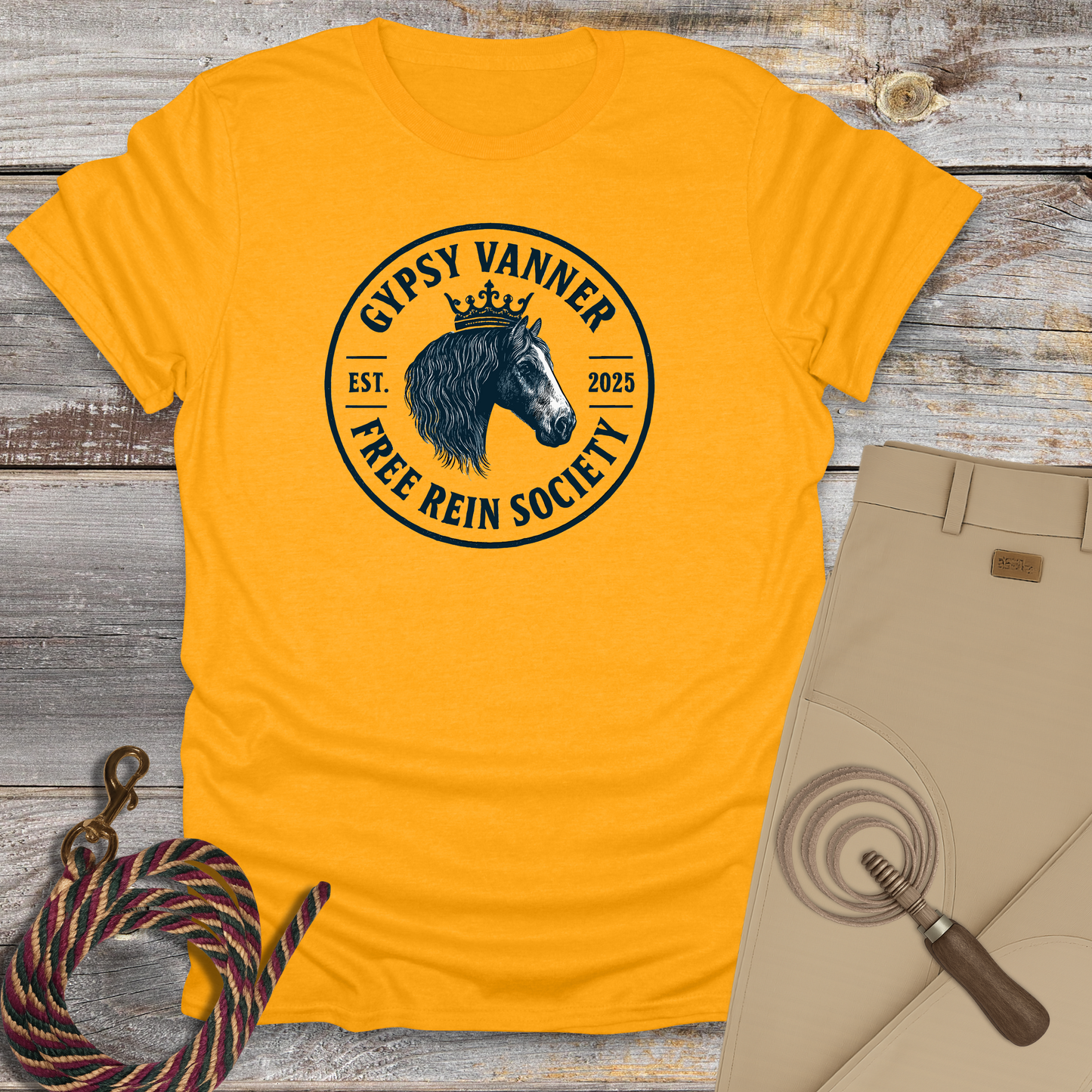 Gypsy Vanner - Free Rein Society T-Shirt