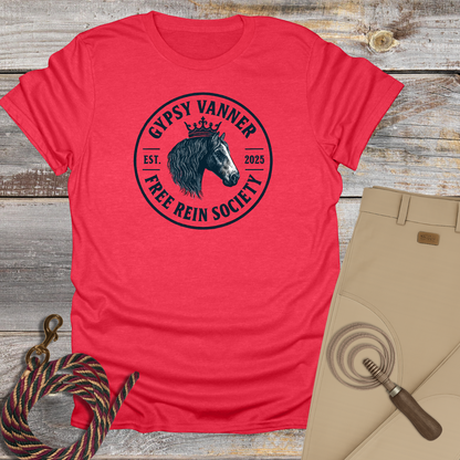Gypsy Vanner - Free Rein Society T-Shirt