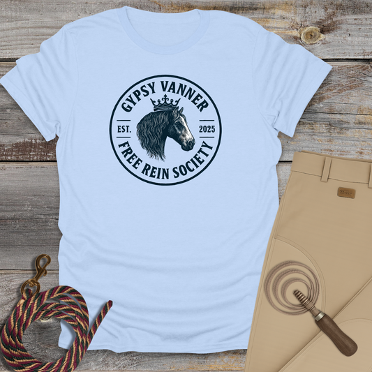 Gypsy Vanner - Free Rein Society T-Shirt