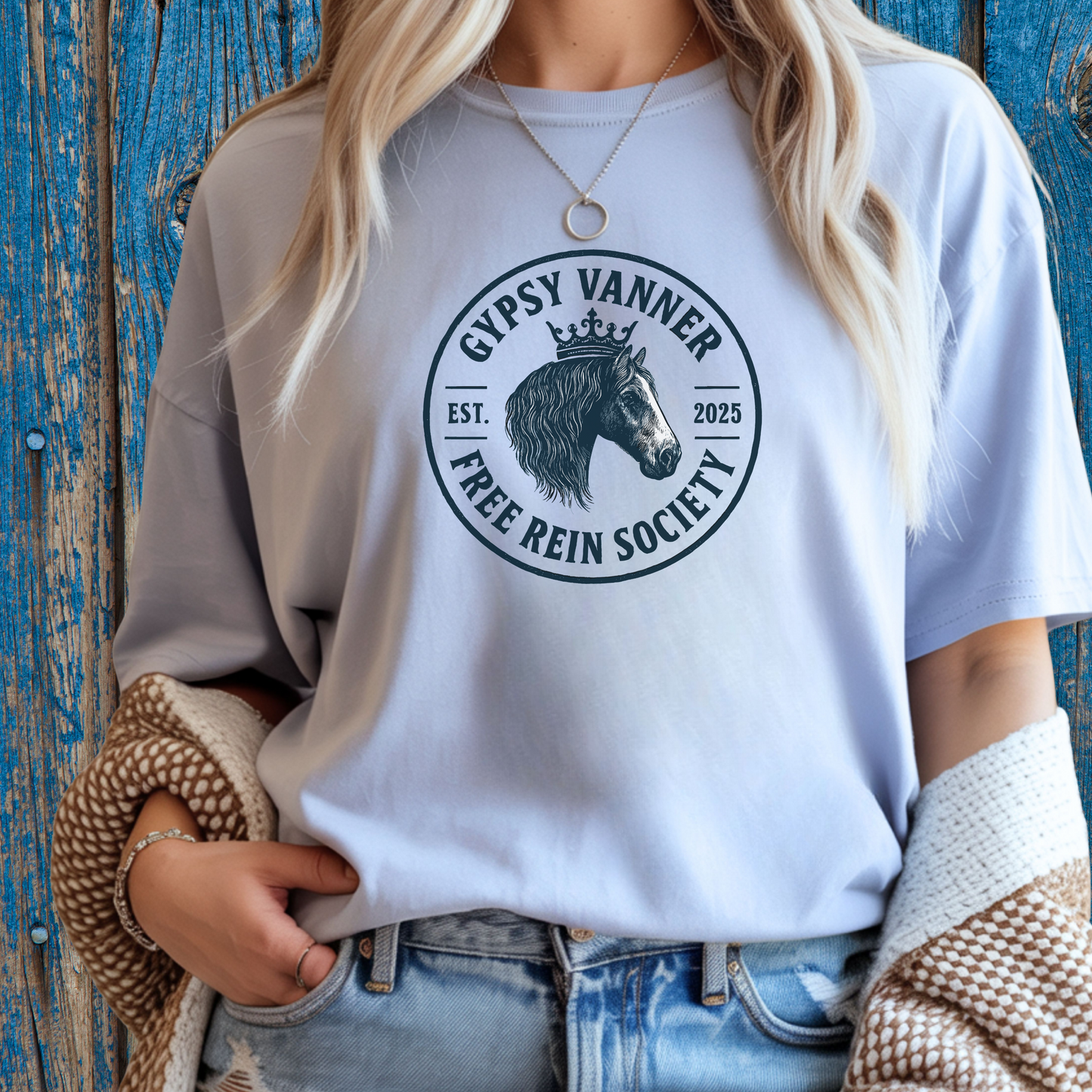 Gypsy Vanner - Free Rein Society T-Shirt