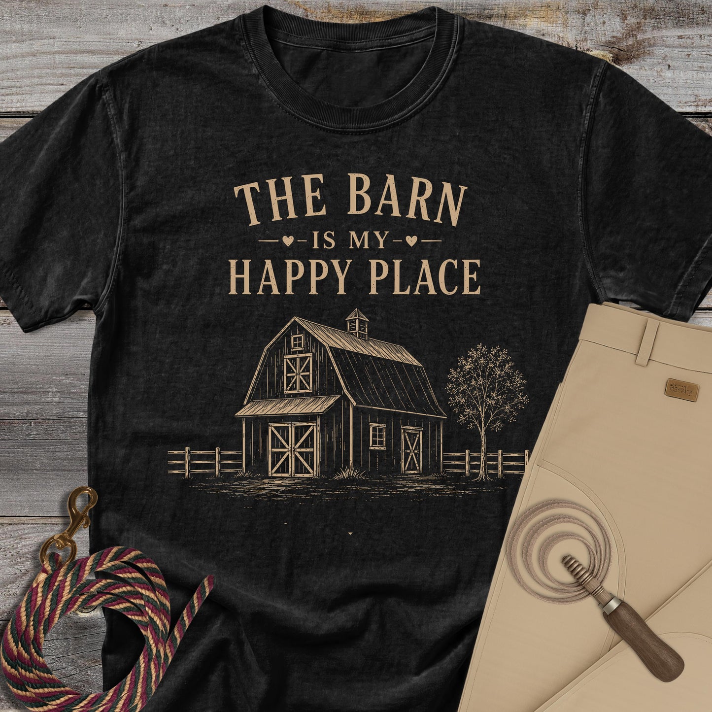 The Barn Is My Happy Place T-Shirt