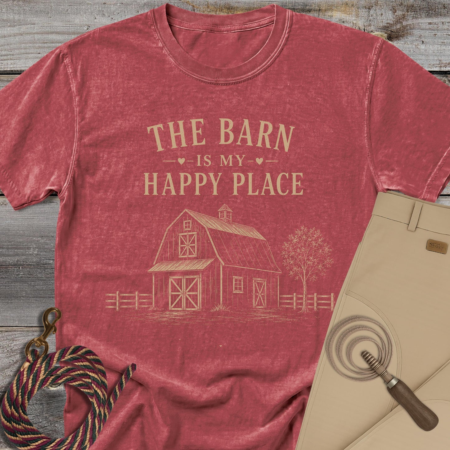 The Barn Is My Happy Place T-Shirt