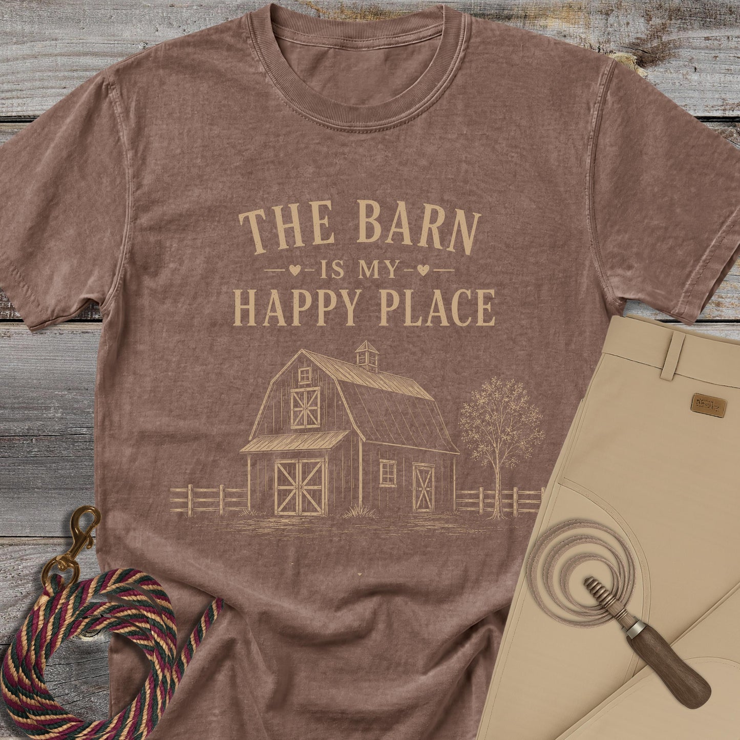 The Barn Is My Happy Place T-Shirt