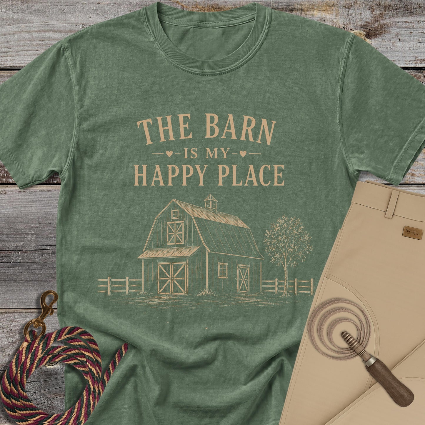 The Barn Is My Happy Place T-Shirt