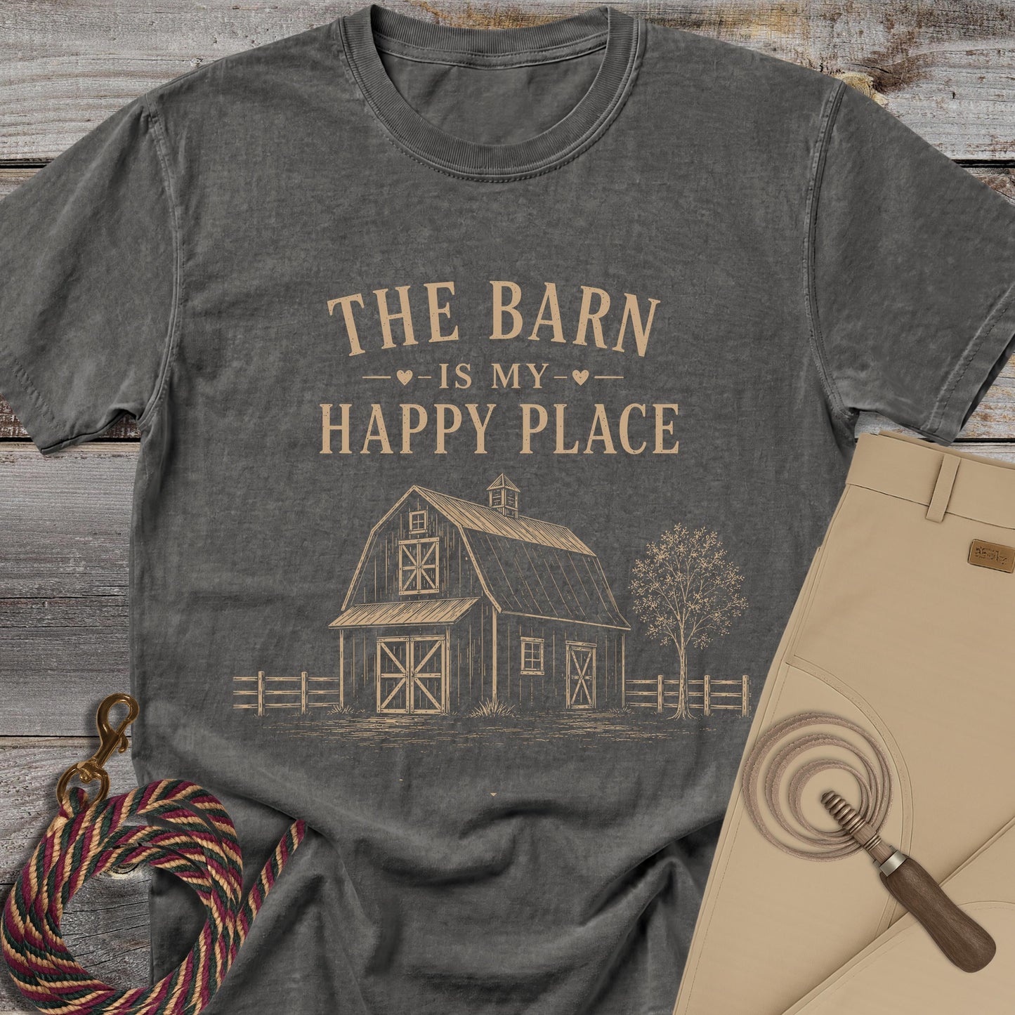The Barn Is My Happy Place T-Shirt