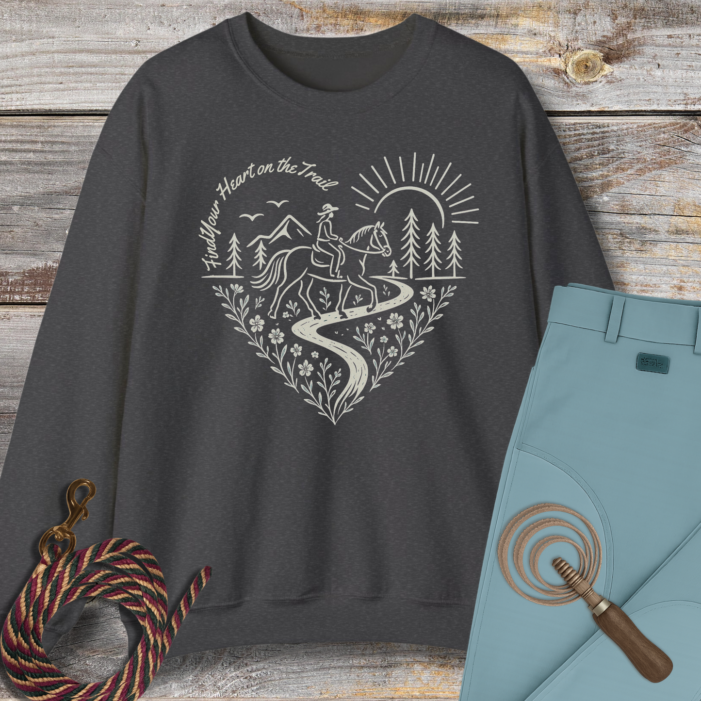 Find Your Heart on the Trail Sweatshirt