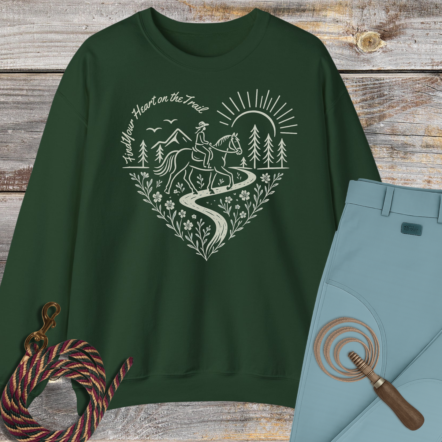Find Your Heart on the Trail Sweatshirt
