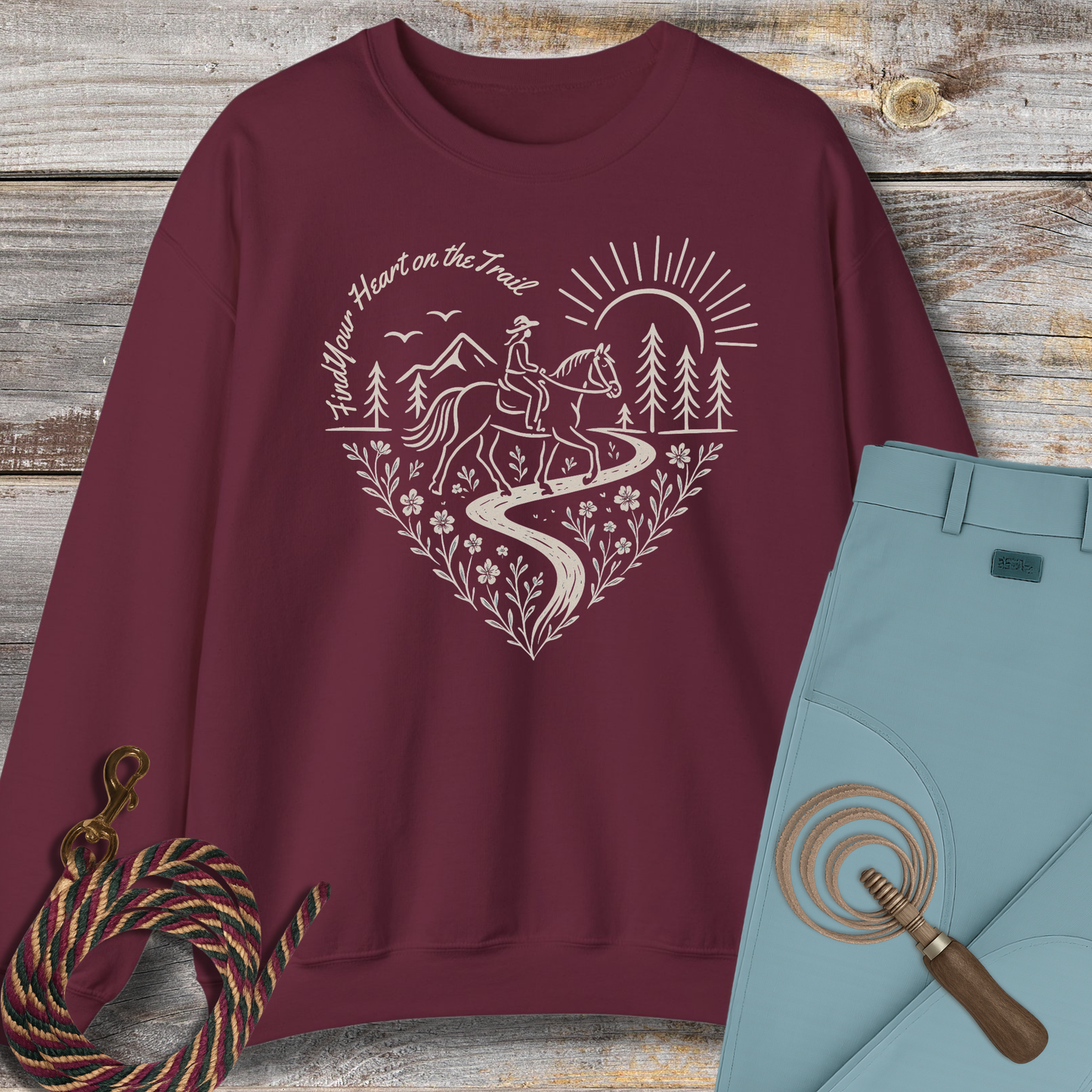 Find Your Heart on the Trail Sweatshirt