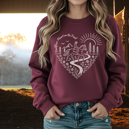 Find Your Heart on the Trail Sweatshirt