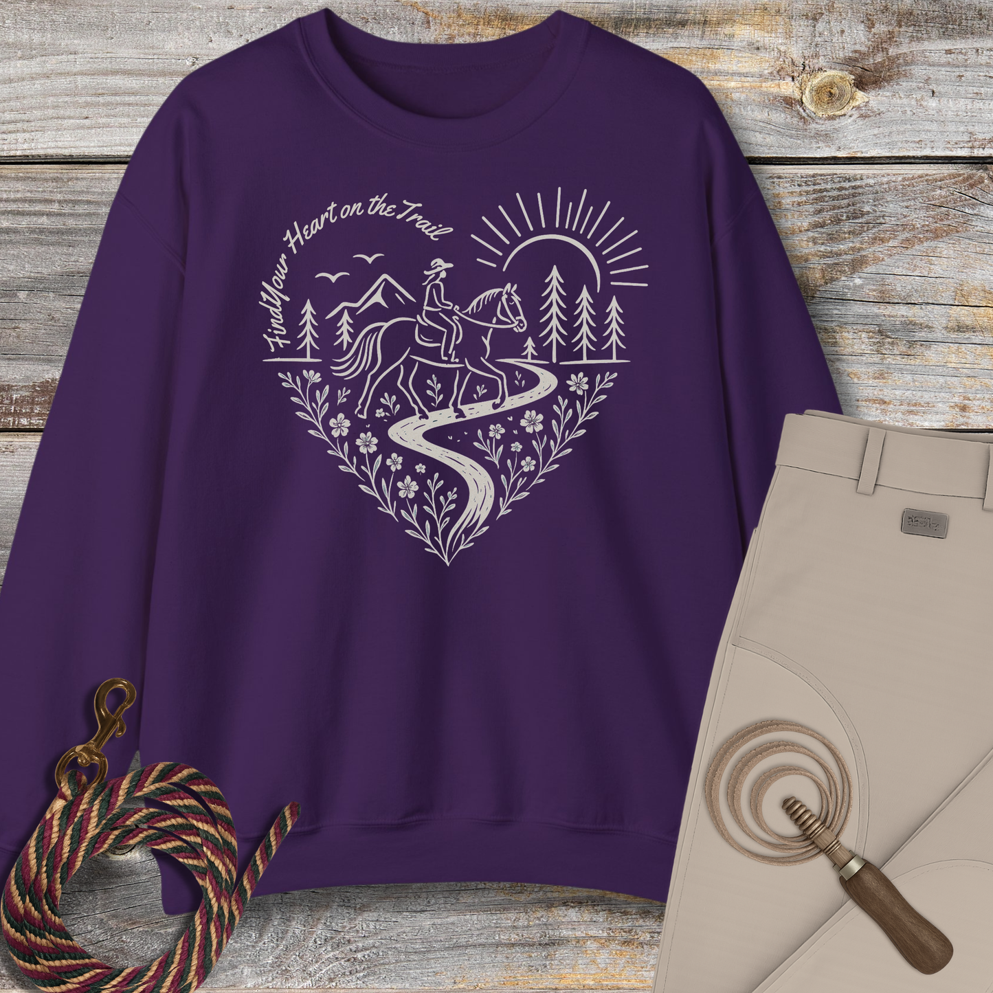 Find Your Heart on the Trail Sweatshirt