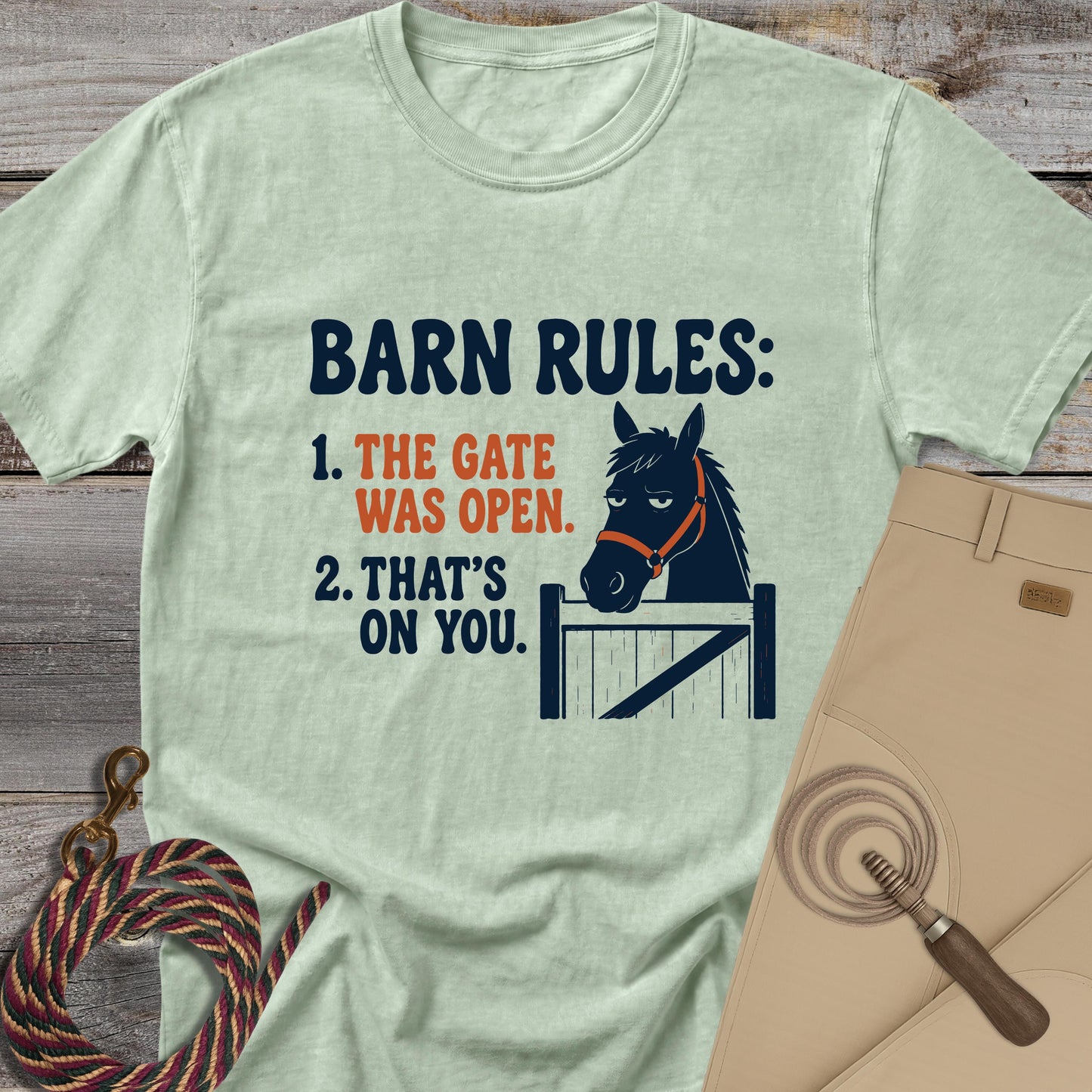 Horse Barn Rules T-Shirt