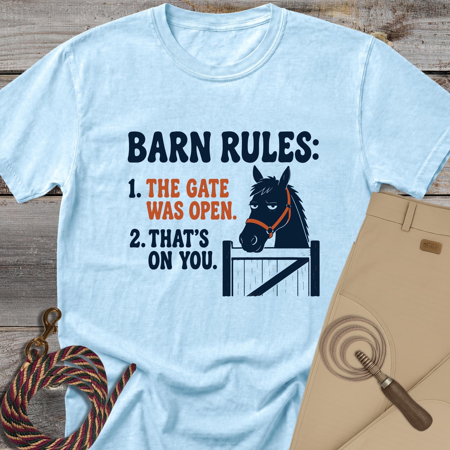 Horse Barn Rules T-Shirt